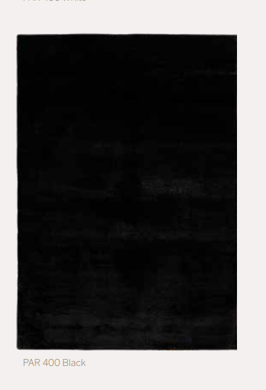 PARADISE Tapis en tissu doux noir - 160x230 cm