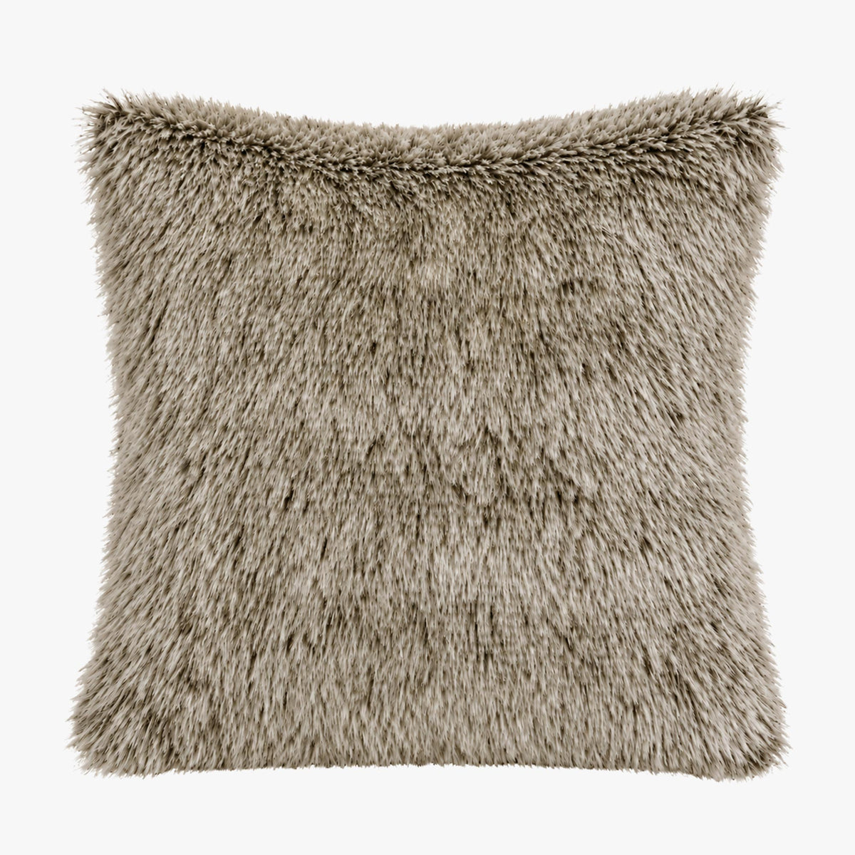 PERLA Coussin carré en tissu beige 42x42 cm - Coussins - Mobilier Deco
