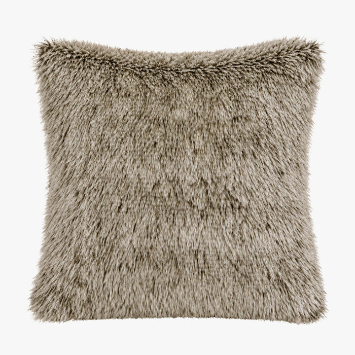 PERLA Coussin carré en tissu beige 42x42 cm – Coussins – vue 2