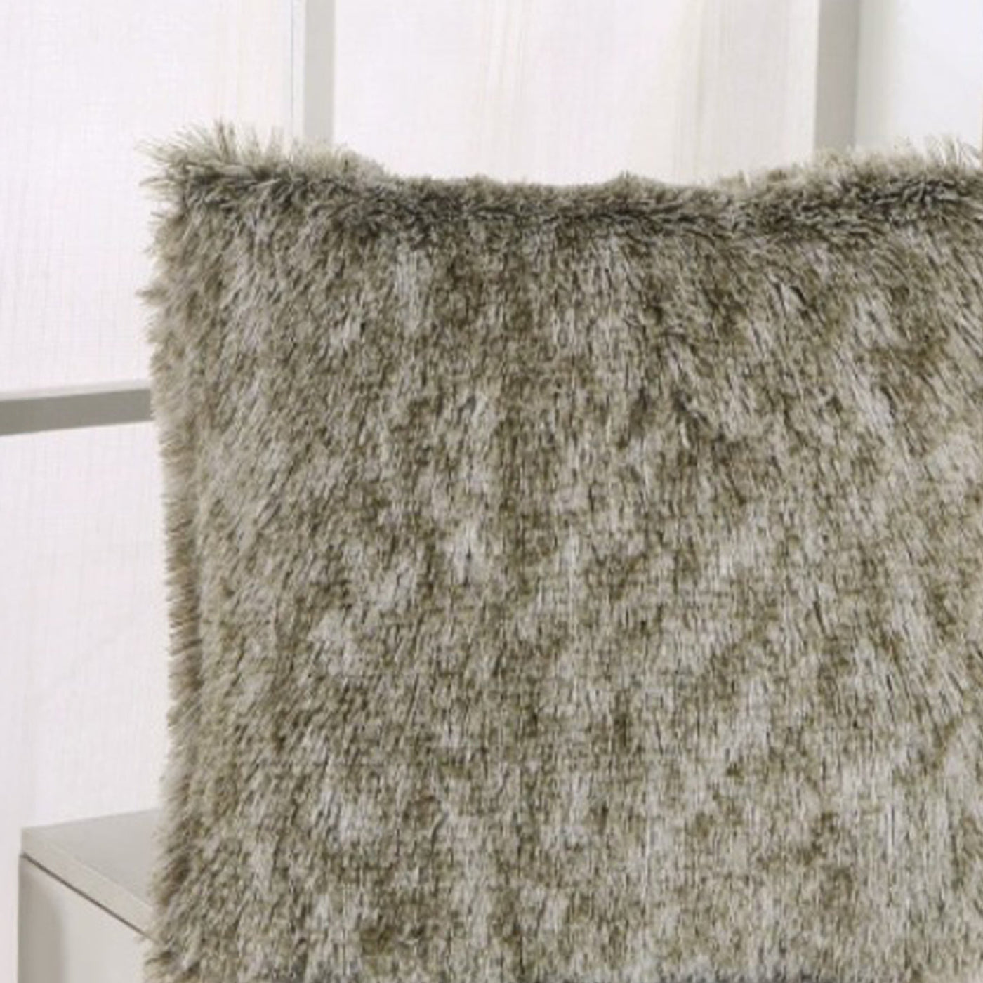 PERLA Coussin carré en tissu beige 42x42 cm - Coussins - Mobilier Deco