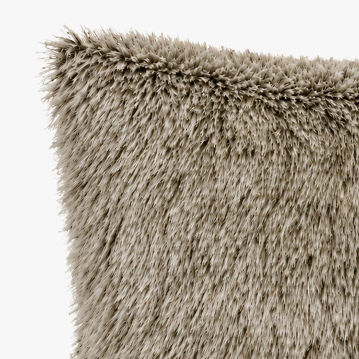PERLA Coussin carré en tissu beige 42x42 cm - Coussins - Mobilier Deco