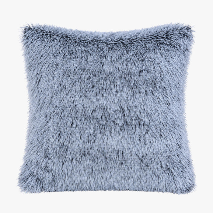 PERLA Coussin carré en tissu bleu 42x42 cm – Coussins – vue 2