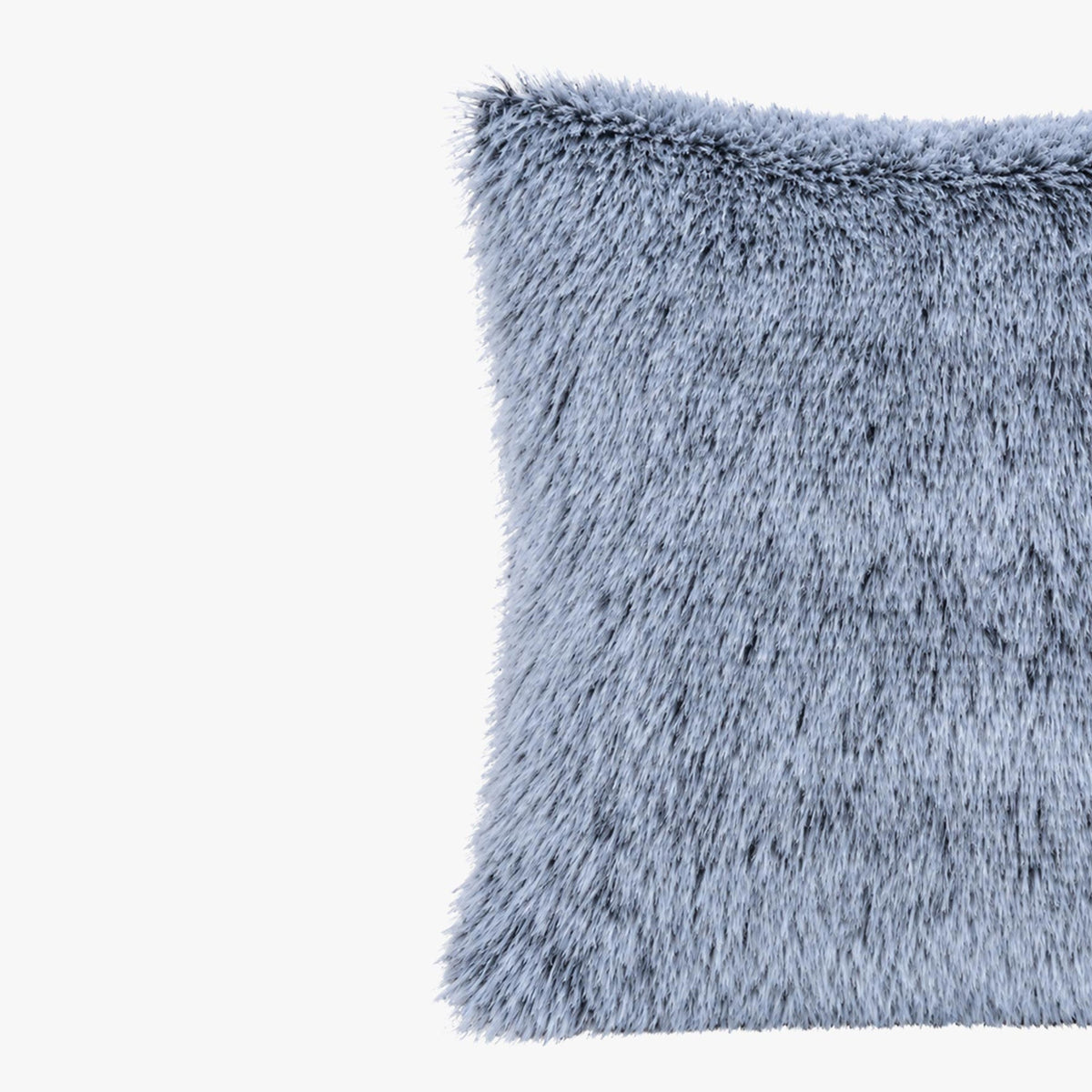 PERLA Coussin carré en tissu bleu 42x42 cm - Coussins - Mobilier Deco