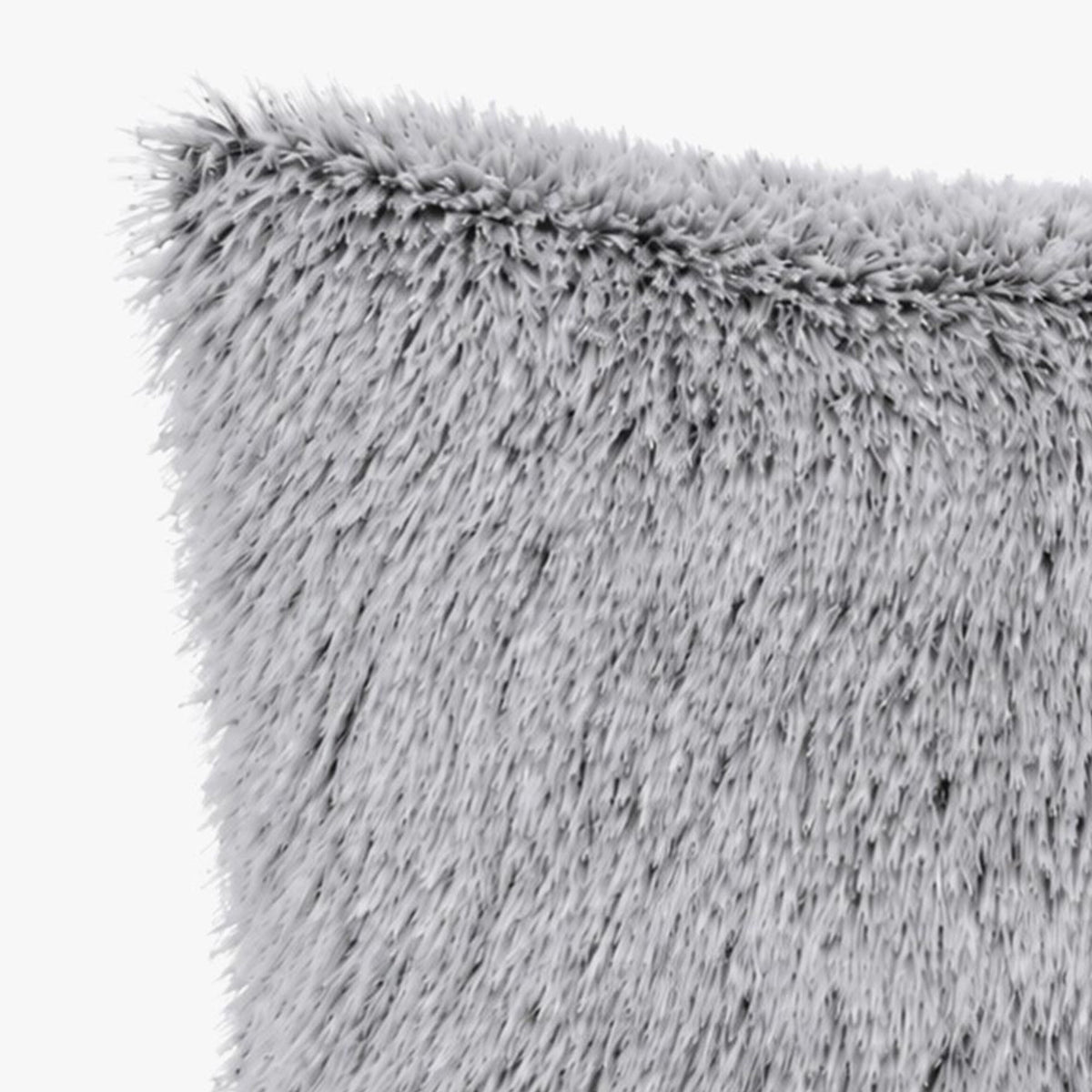 PERLA Coussin carré en tissu gris 42x42 cm - Coussins - Mobilier Deco