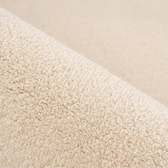 RELAX Tapis en tissu doux beige - 120x160 cm