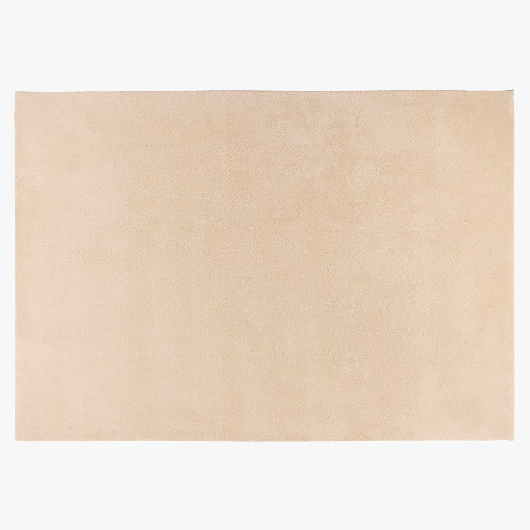 RELAX Tapis en tissu doux beige - 120x160 cm - Tapis - Mobilier Deco
