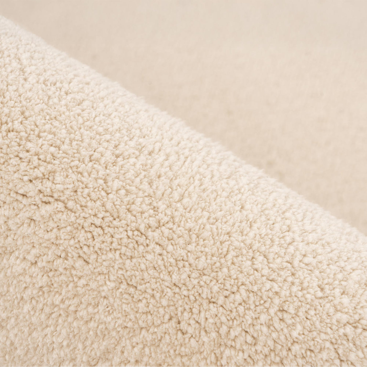 RELAX Tapis en tissu doux beige - 160x220 cm