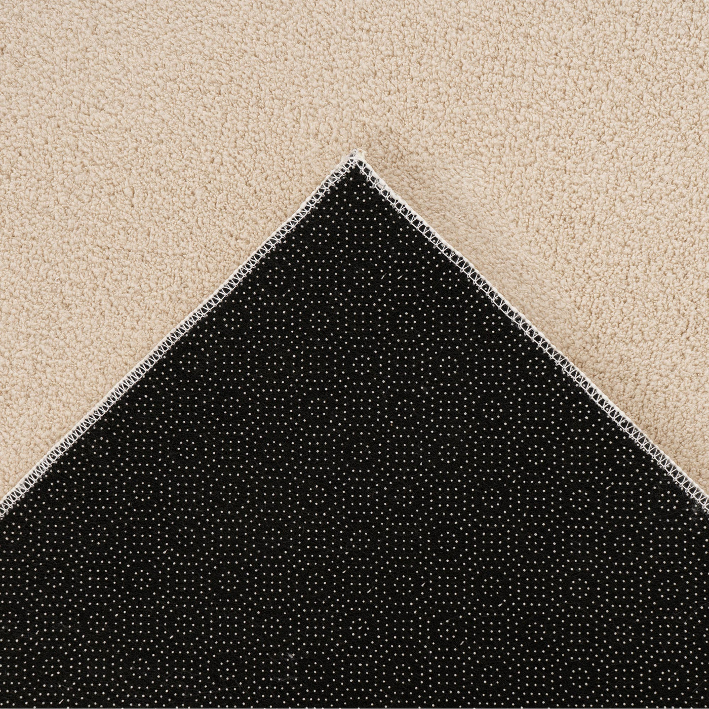 RELAX Tapis en tissu doux beige - 160x220 cm