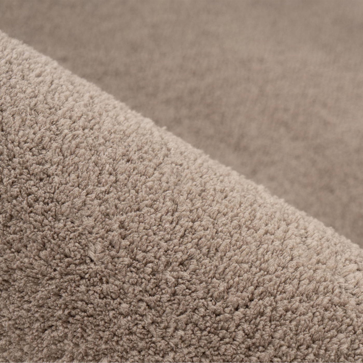 RELAX Tapis en tissu doux taupe - 120x160 cm