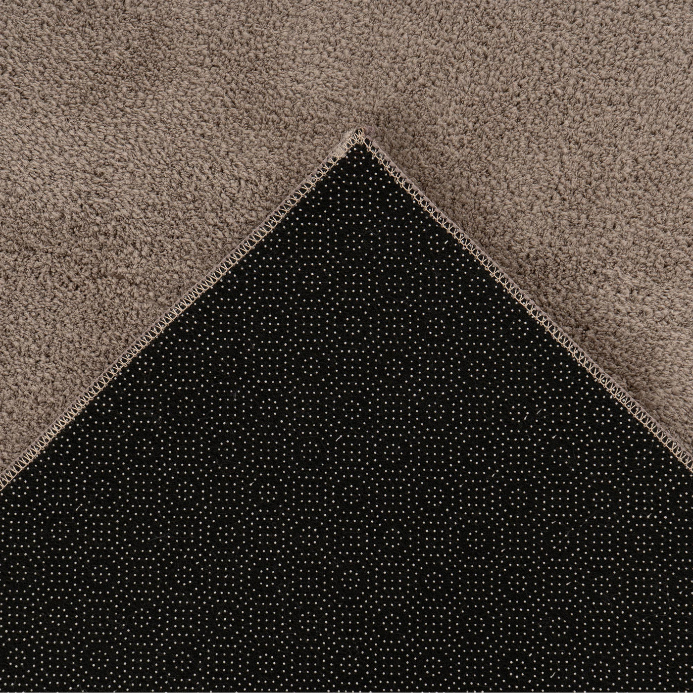 RELAX Tapis en tissu doux taupe - 120x160 cm