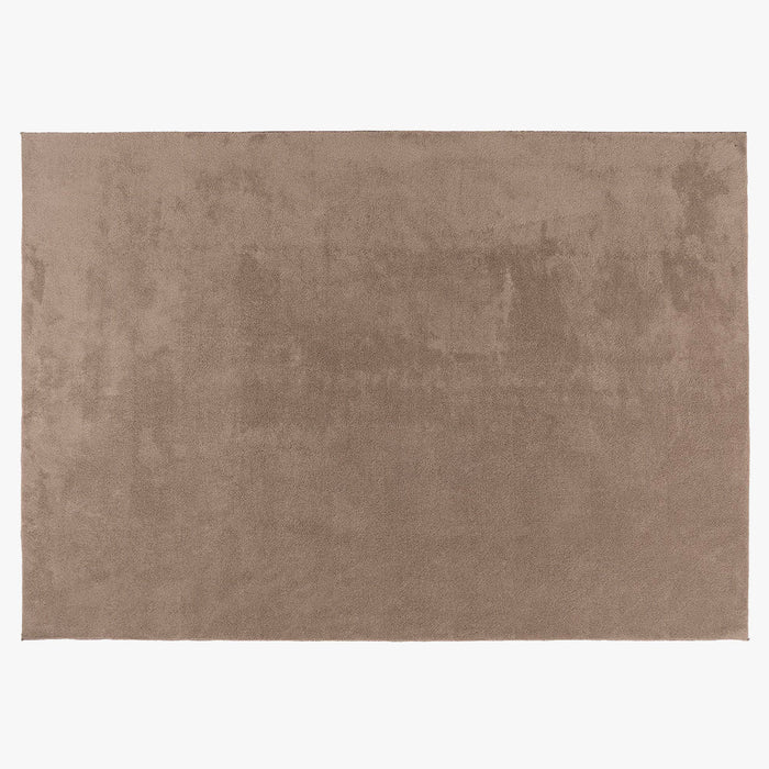 RELAX Tapis en tissu doux taupe - 160x220 cm