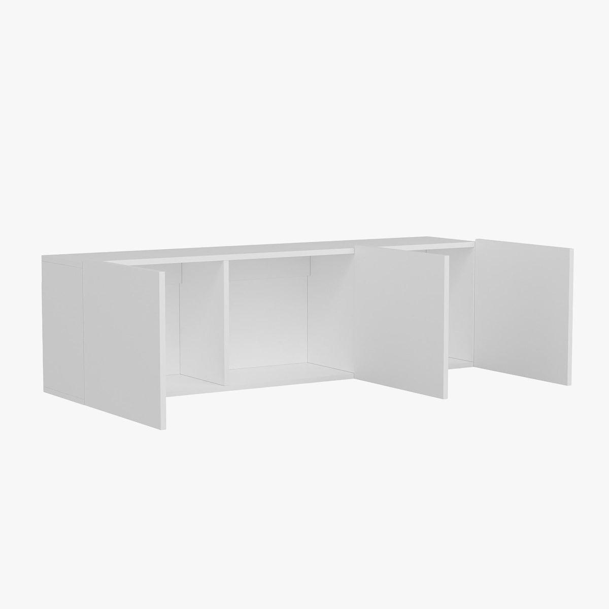 RONA Meuble TV 3 portes blanc - Mobilier Deco