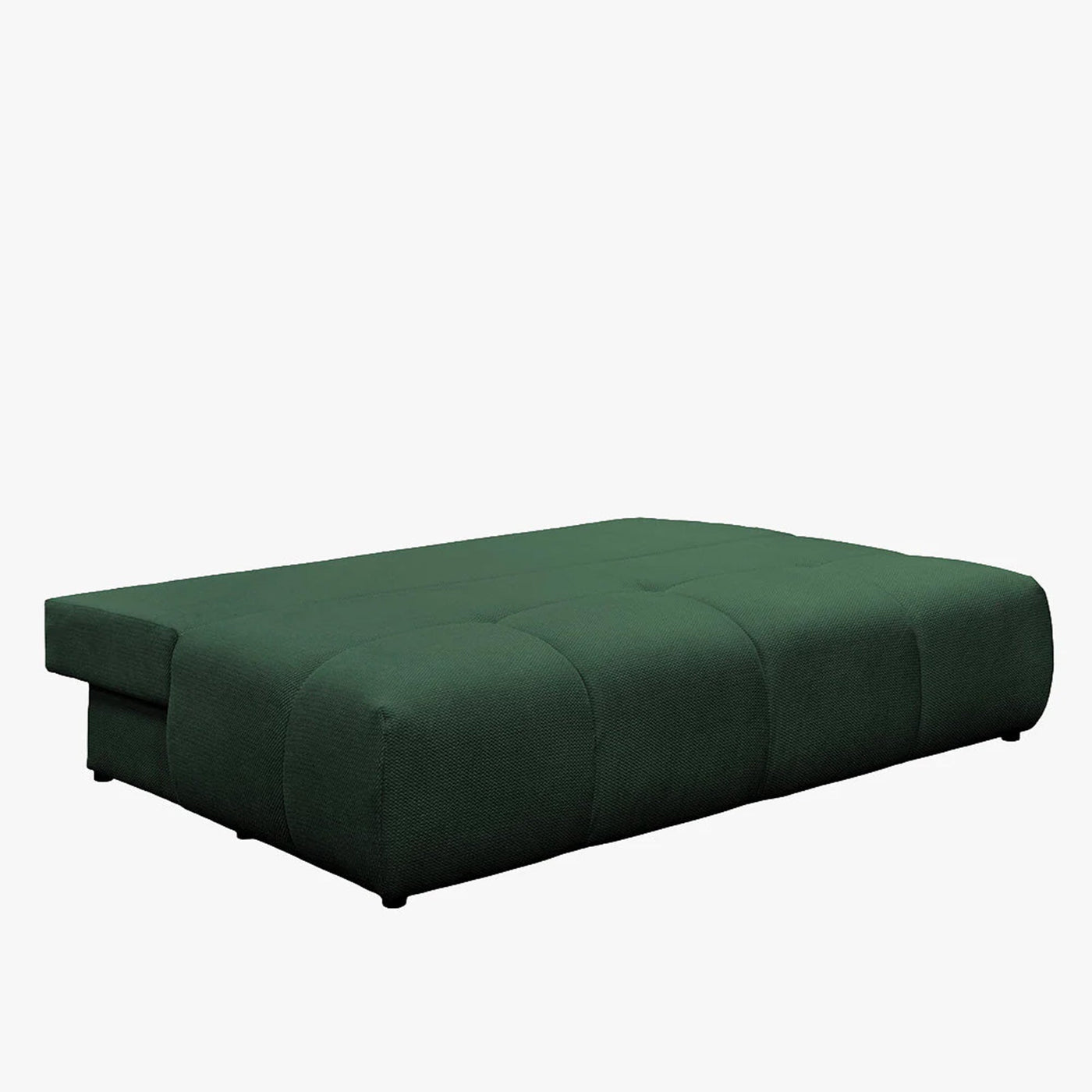 ROSA Canapé 3 places convertible avec coffre en tissu vert - Canapés convertibles - Mobilier Deco