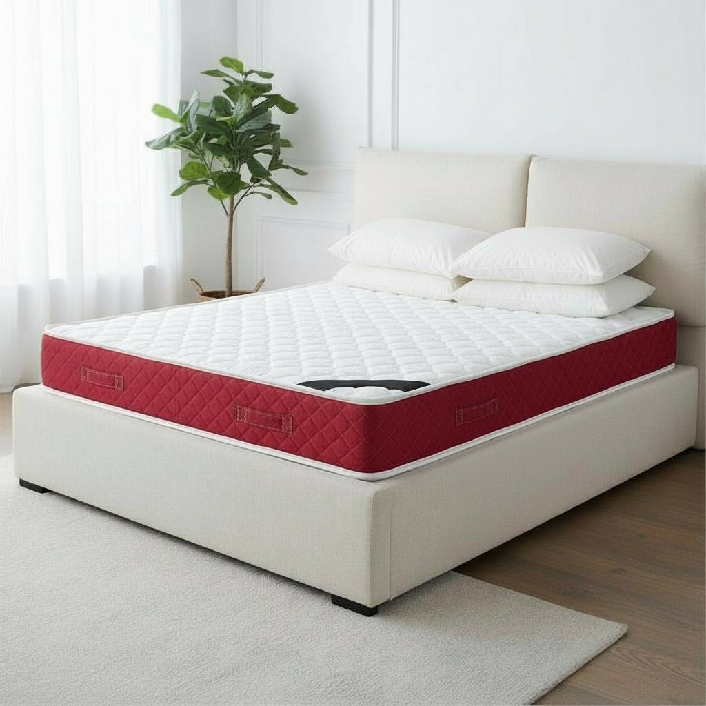 ROSSO Matelas en mousse 140x190 cm épaisseur 25 cm - Matelas - Mobilier Deco