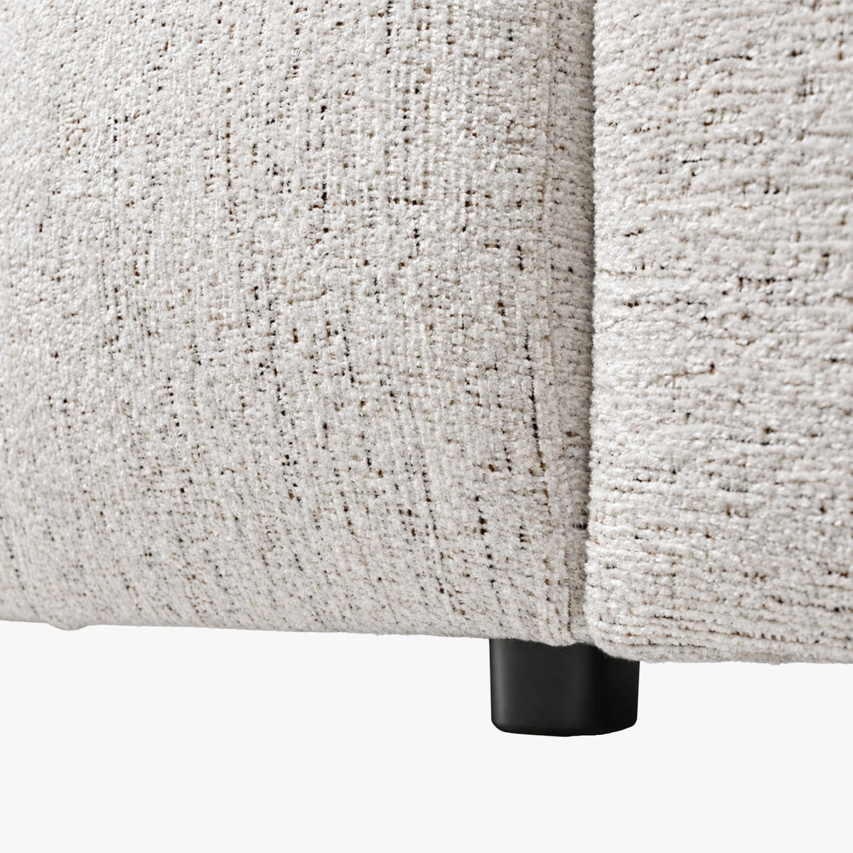 RUBY Canapé d'angle en tissu beige - Angle gauche - Mobilier Deco