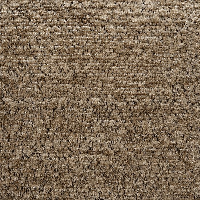 RUMY Canapé 3 places en tissu taupe foncé