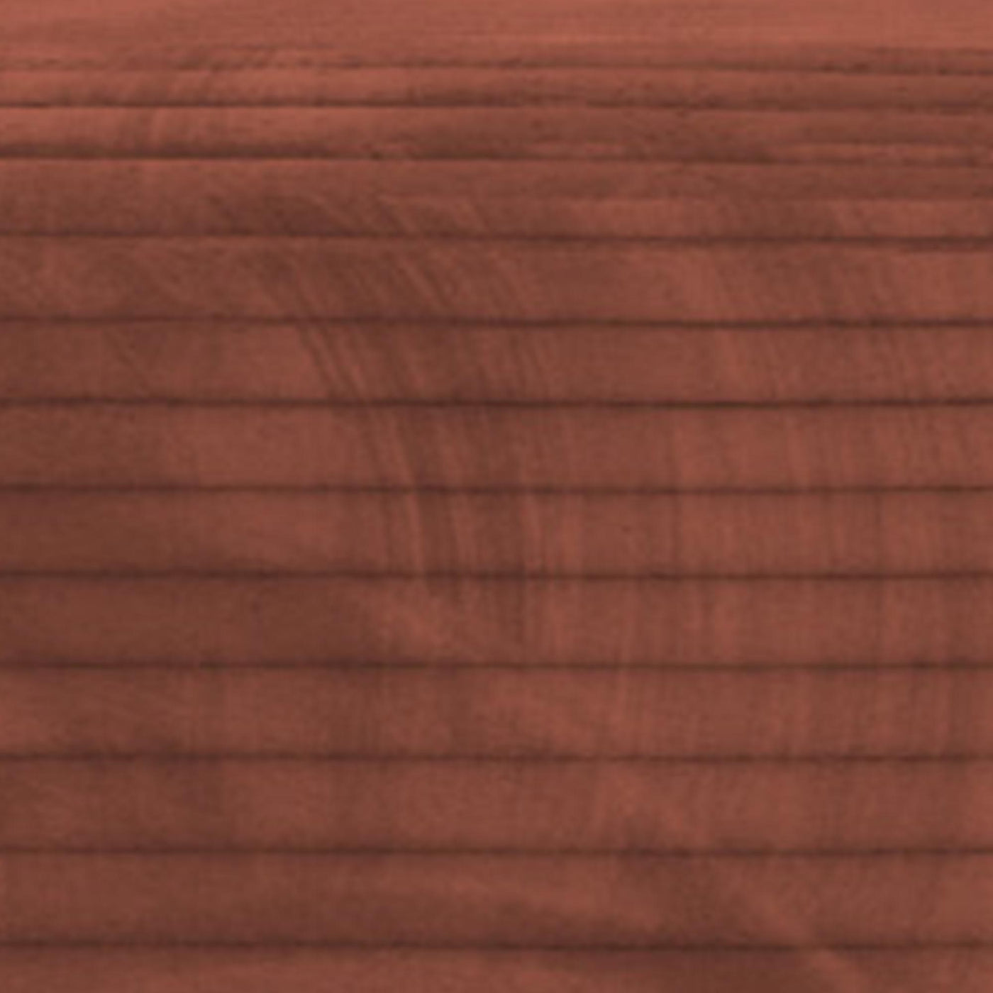 SOFIA Canapé d'angle en velours gros côtelé terracotta - Angle droit