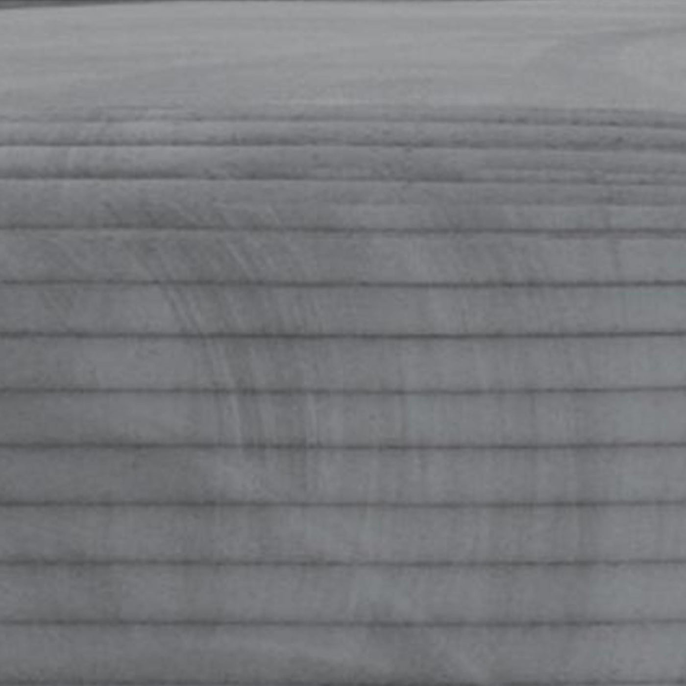 SOFIA Canapé d'angle en velours gros côtelé gris foncé - Angle gauche - Canapés d'angle - Mobilier Deco