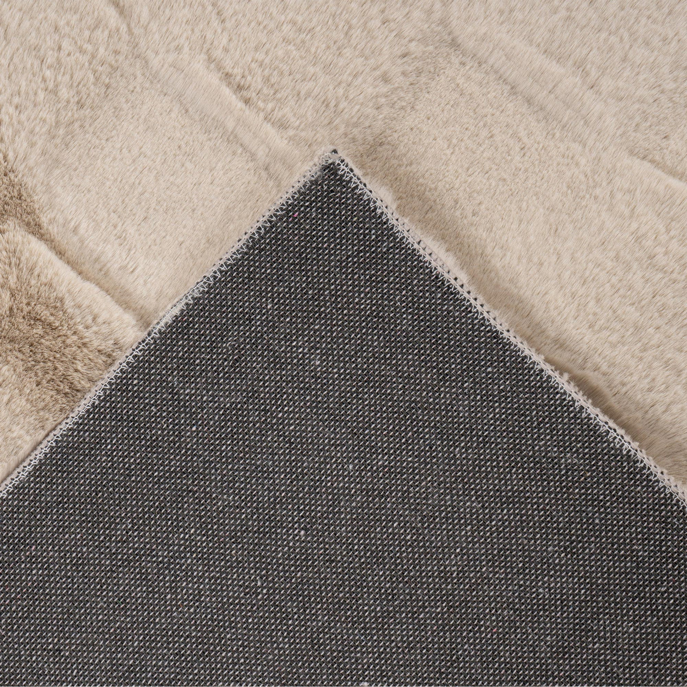 SOUL Tapis tissu doux à motif en relief beige - 160x230 cm