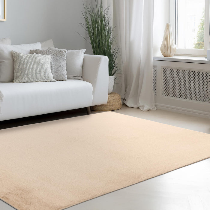 SPIRIT Tapis en tissu doux beige - 160x230 cm