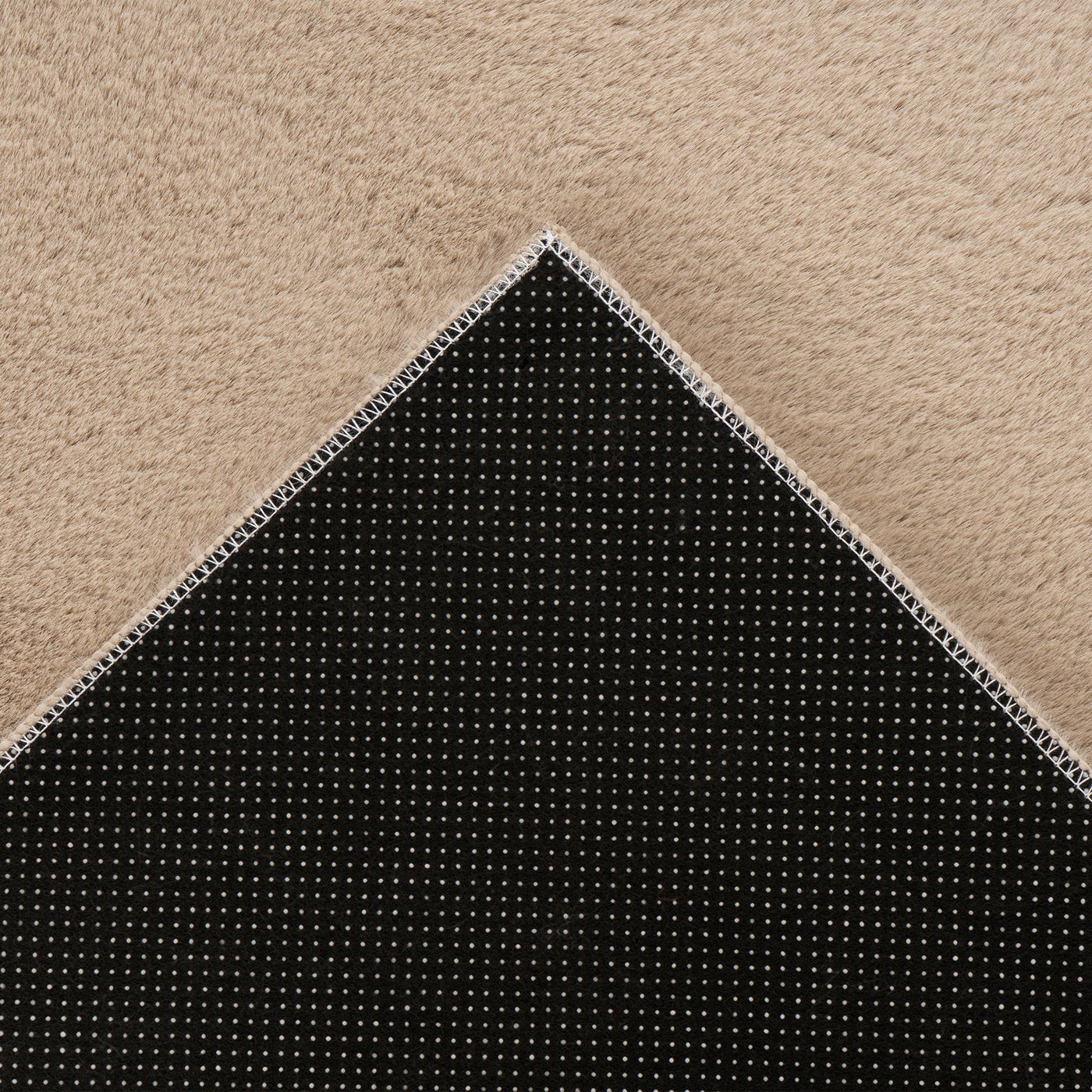 SPIRIT Tapis en tissu doux beige - 160x230 cm