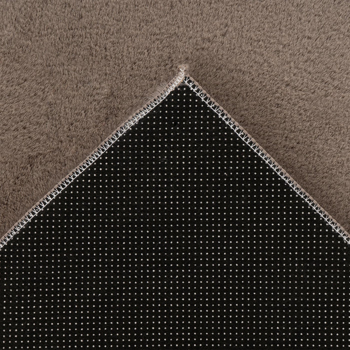 SPIRIT Tapis en tissu doux taupe - 160x230 cm