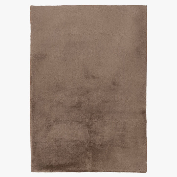 SPIRIT Tapis en tissu doux taupe - 160x230 cm