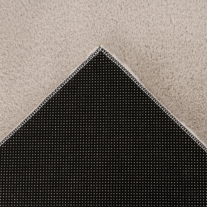 SPIRIT Tapis en tissu doux taupe clair - 160x230 cm