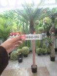 THYA Plante artificielle verte en pot - 2m