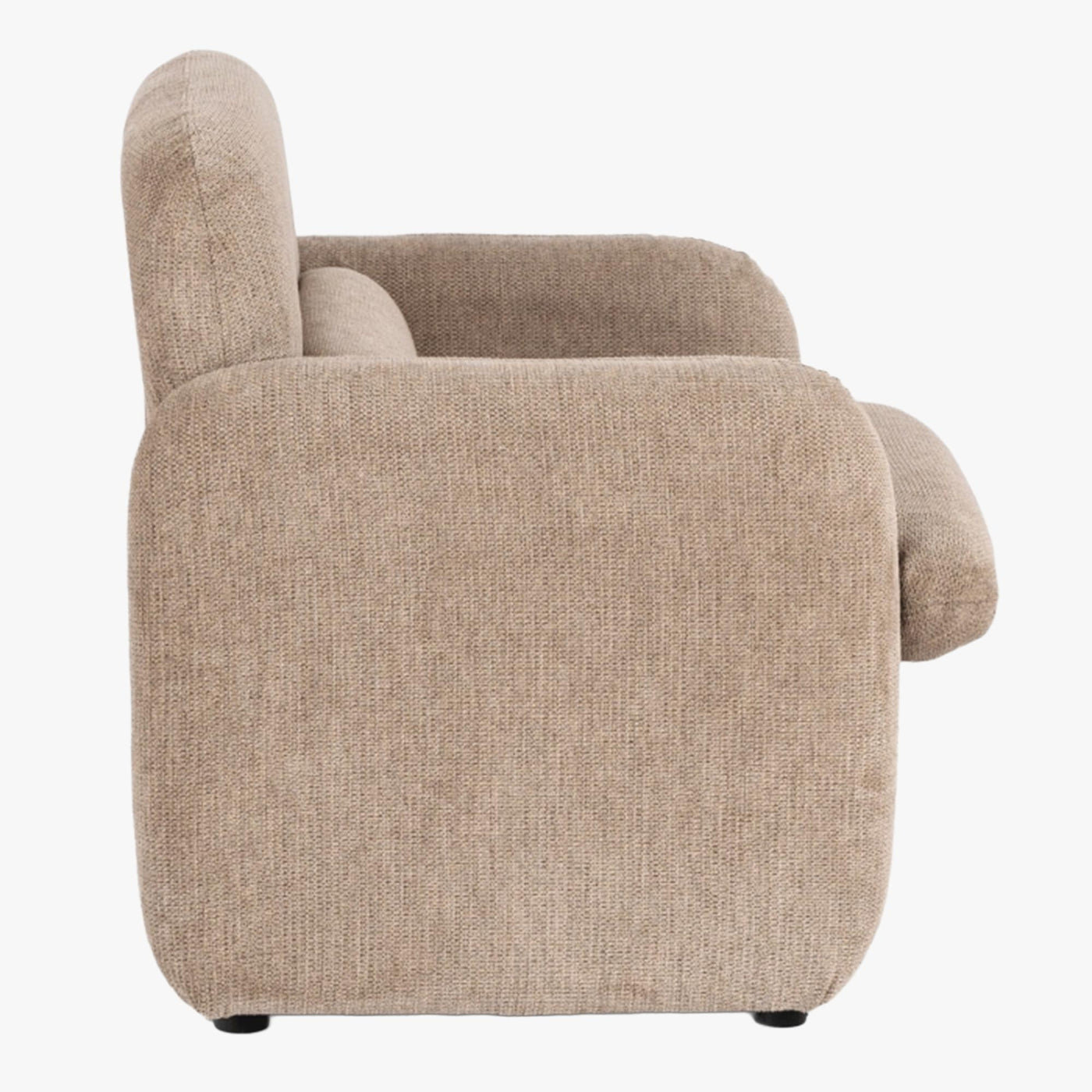 TOGO Fauteuil en tissu beige foncé - Fauteuils - Mobilier Deco