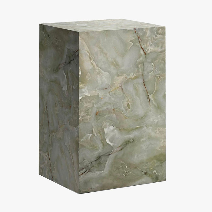 TRESA Table d'appoint en marbre d'ingénierie vert