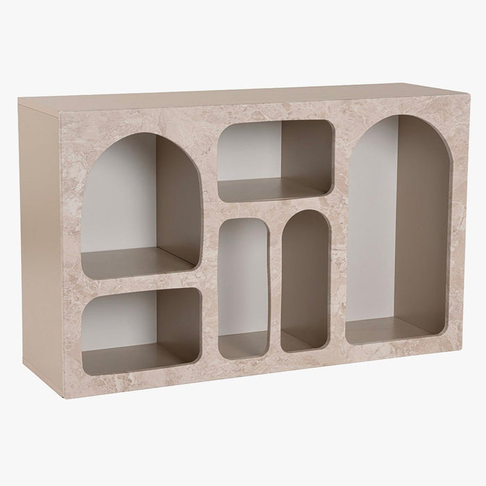 VERA Console avec 6 niches beige 120 cm
