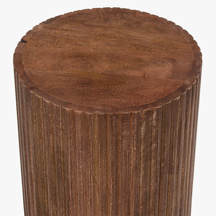 VICTOR Table basse bois de manguier brun clair VICTOR 35 cm