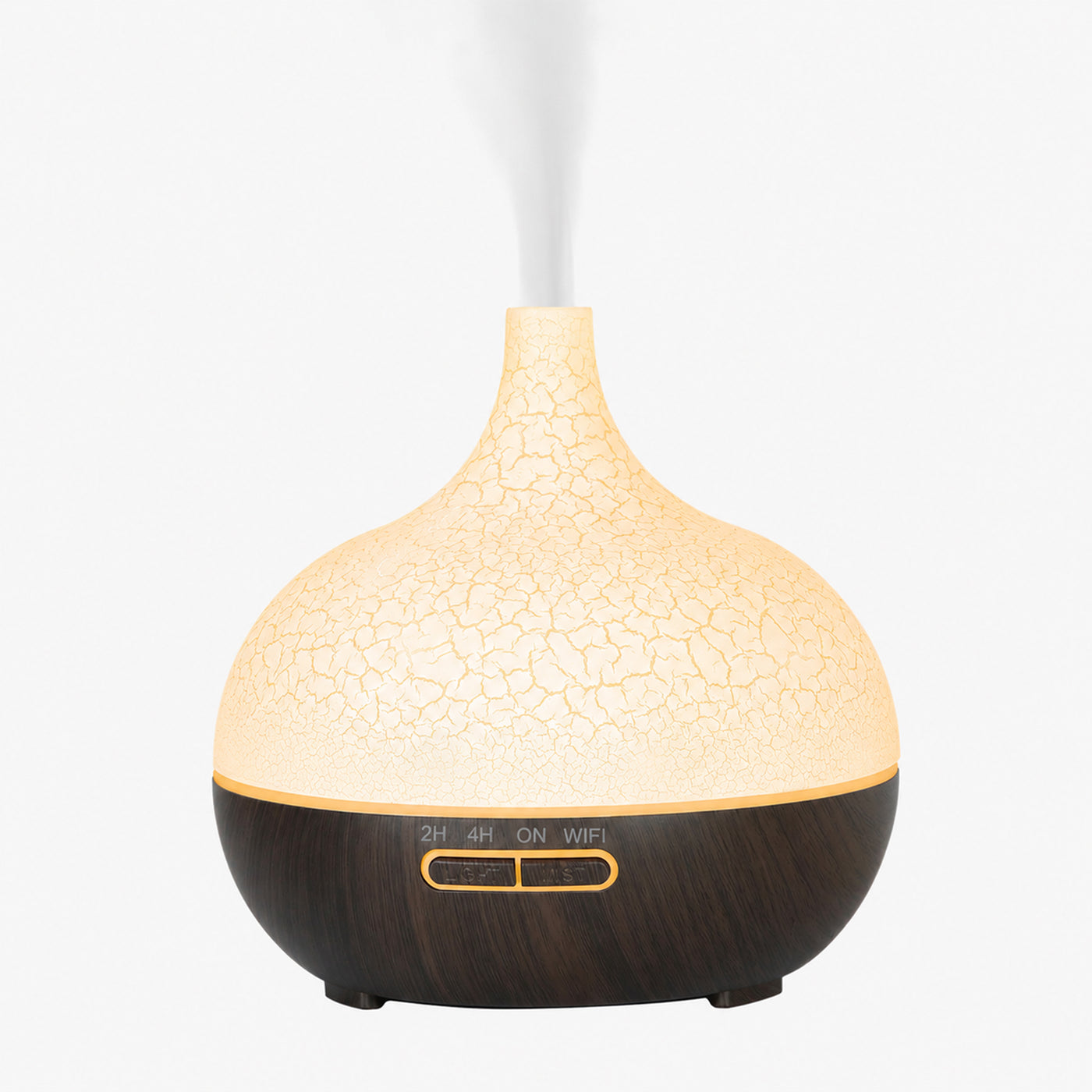 MAROS Diffuseur d'huiles essentielles à LED noir et blanc