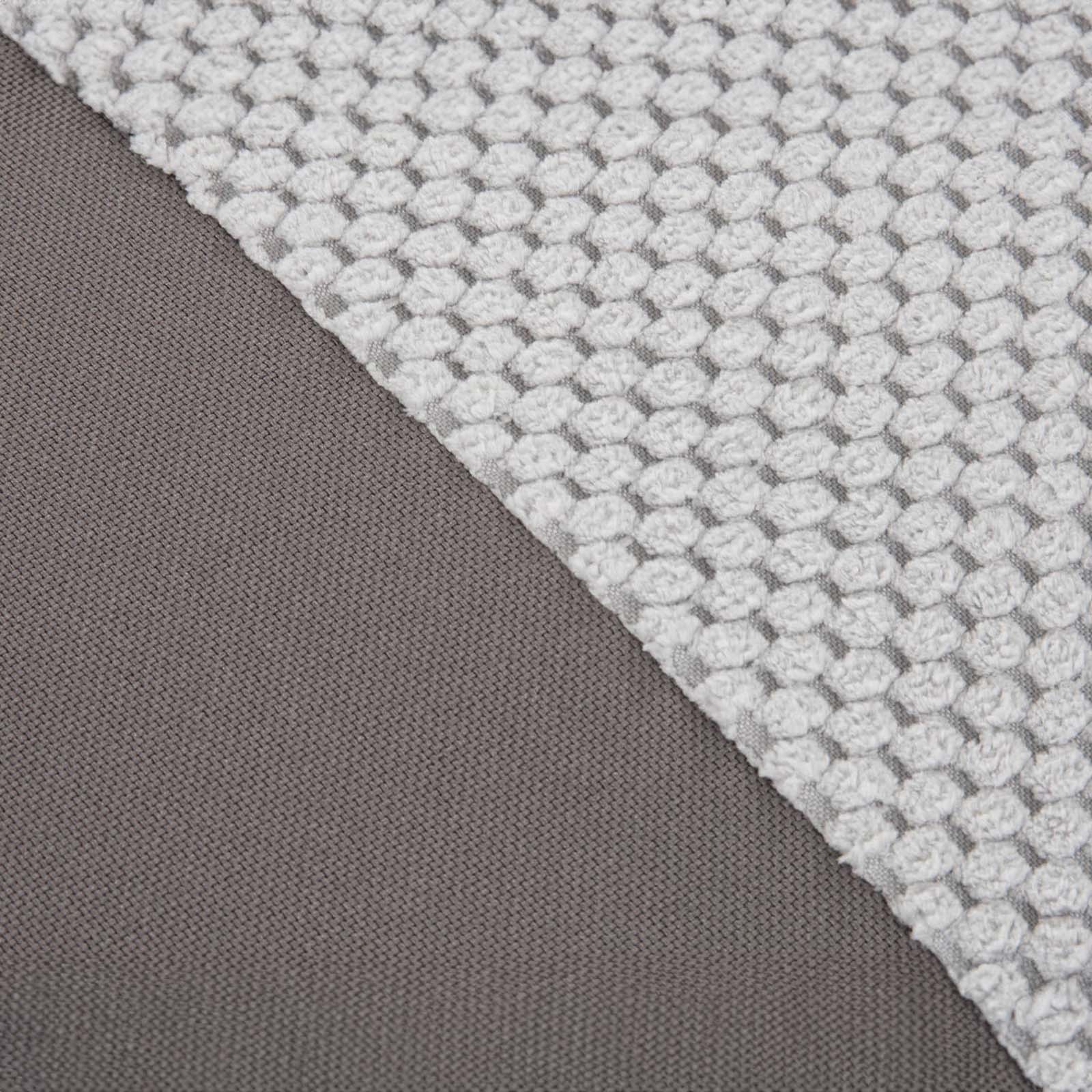 ALTON - Canapé clic clac convertible en tissu gris