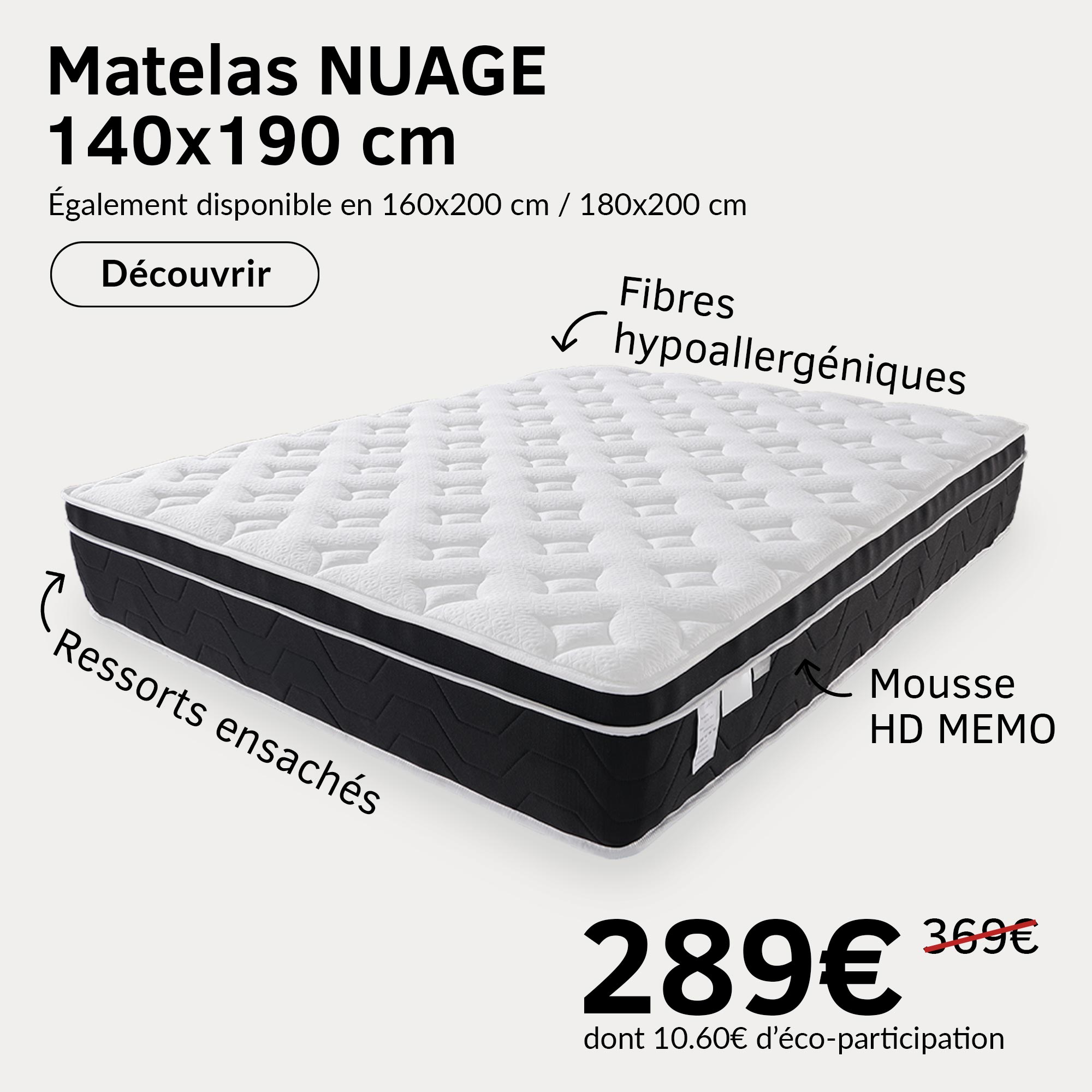 Matelas NUAGE