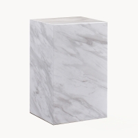 Table d'appoint en marbre blanc
