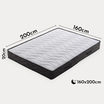 Matelas mousse 160x200 cm épaisseur 20 cm