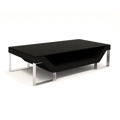 Table basse noire design