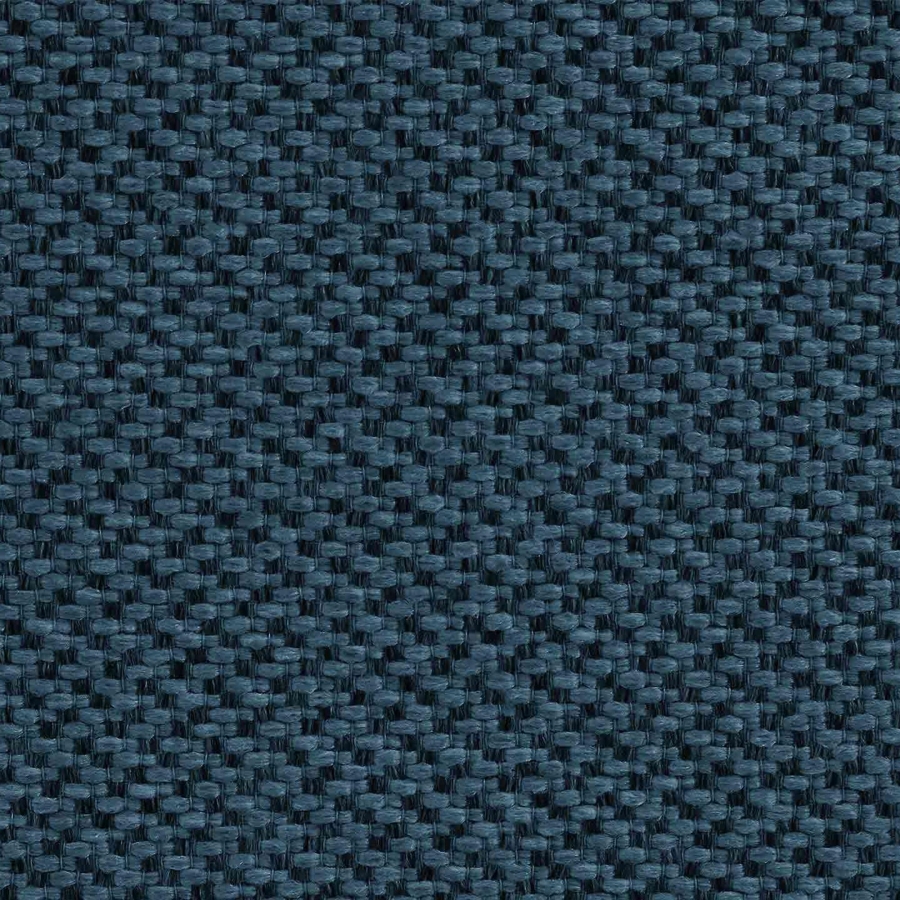 Canapé d'angle avec méridienne en tissu bleu - Angle Droit