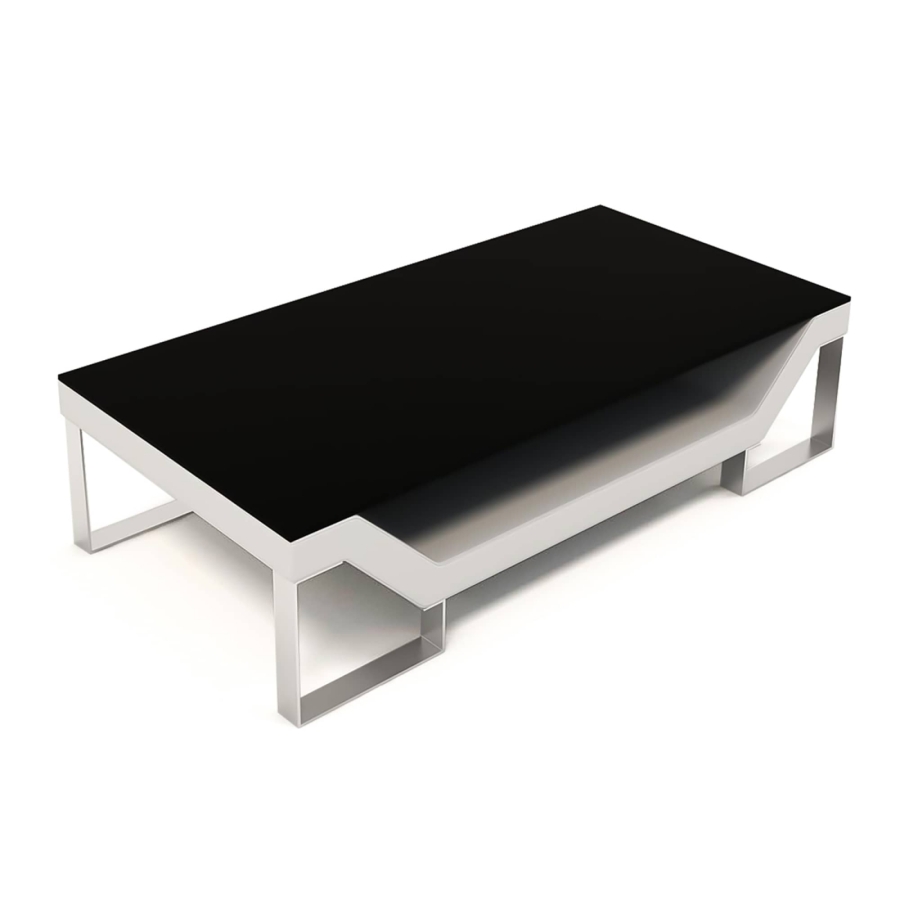 Table basse blanche design Gloria