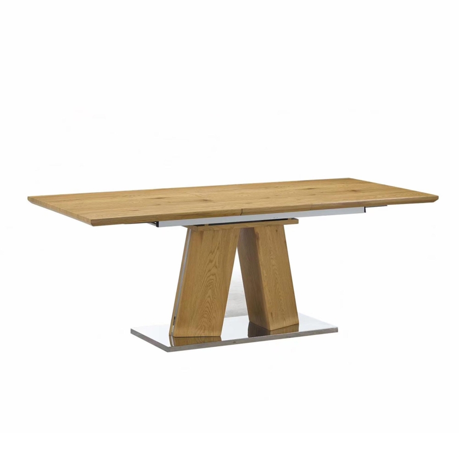 Table à manger extensible en bois 8 personnes