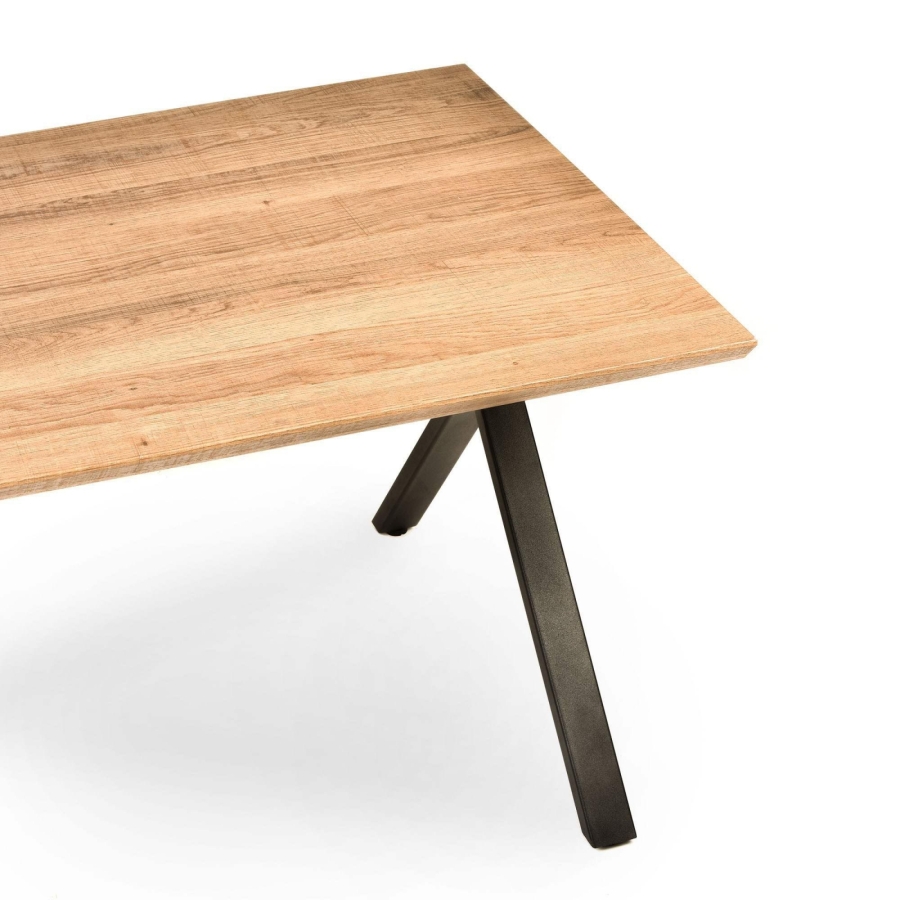 Table basse bois et métal